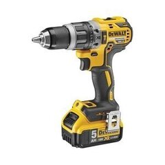 Triecienurbis / skrūvgriezis DeWalt DCD796P2, 18 V, 2x5,0 Ah cena un informācija | Skrūvgrieži, urbjmašīnas | 220.lv