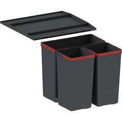 Franke miskaste Sorter Easysort 45, 14,5 l + 2 x 7,5 l cena un informācija | Miskastes | 220.lv