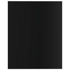 plauktu dēļi, 8 gab., spīdīgi melni, 40x50x1,5cm, skaidu plātne цена и информация | Полки | 220.lv