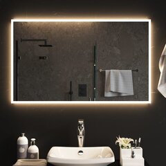 LED vannas istabas spogulis, 60x100cm цена и информация | Зеркала | 220.lv