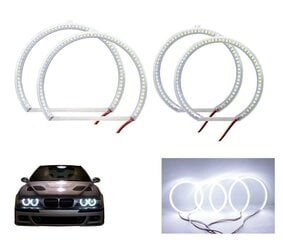 BMW E53 X5 светодиодные кольца ангельские глазки комплект Новый цена и информация | Автомобильные лампочки | 220.lv