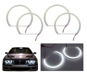 BMW E46 (98-01) LED Angel Eye gredzenu komplekts pirms pacelšanas cena un informācija | Auto spuldzes | 220.lv