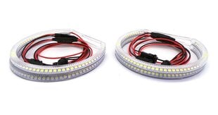 BMW E36 E38 E39 E46 Angel Eye LED gredzenu komplekts cena un informācija | Auto spuldzes | 220.lv