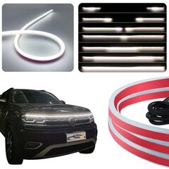 Elastīgi dienas gaitas lukturi zem motora pārsega 120cm DRL LED 12V + WOW cena un informācija | Auto spuldzes | 220.lv