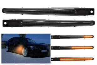 BMW M5 F10 LED indikatoru marķieri, melni, plūstoši - 2 gab cena un informācija | Auto spuldzes | 220.lv