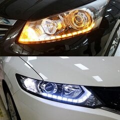 Светодиодные лампы DRL LIGHTS + динамический указатель поворота 12V цена и информация | Фары | 220.lv