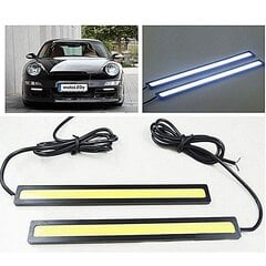 Дневные светодиодные лампы DRL COB LED LIGHTS 2x 650lm 12V цена и информация | Фары | 220.lv