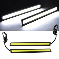 COB LED DRL LIGHT 2x 1200lm dienasgaismas gaisma 12V cena un informācija | Automašīnu spoguļi, restes, lukturi | 220.lv