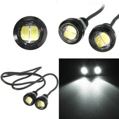 LED DRL LIGHT 12V dienasgaismas lukturi 2 gab cena un informācija | Automašīnu spoguļi, restes, lukturi | 220.lv