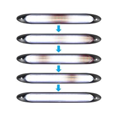 DRL FLEX LED dienas gaitas lukturi + dinamiskie virzieni + WOW 12V cena un informācija | Automašīnu spoguļi, restes, lukturi | 220.lv