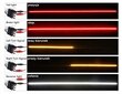 Bremžu signāllukturi, stāvokļa, atpakaļgaitas un virziena LED gaismas diodes 1.2m 12V cena un informācija | Automašīnu spoguļi, restes, lukturi | 220.lv