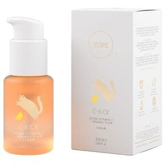 Sejas serums Ultra Vitamin C + Kakadu Plum Yope Yope C-Kick, 30 ml cena un informācija | Serumi sejai, eļļas | 220.lv