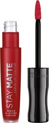 Rimmel London Stay Matte lūpu krāsa 5,5 ml, 500 Fire Starter cena un informācija | Lūpu krāsas, balzāmi, spīdumi, vazelīns | 220.lv