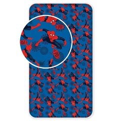 Palags ar gumiju Spiderman 06 , 90 x 200 + 25 cm cena un informācija | Palagi | 220.lv