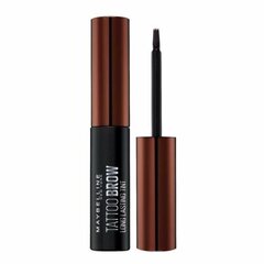 Стойкая краска для бровей Maybelline New York Tattoo Brow 8 г, темно-коричневый цвет цена и информация | Карандаши, краска для бровей | 220.lv