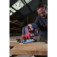 Milwaukee M18 BJS-402C akumulatora figūrzāģis, cena un informācija | Zāģi, ripzāģi | 220.lv