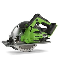 Циркулярная пила GreenWorks GD24CS - 1500907 цена и информация | Пилы, циркулярные станки | 220.lv