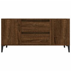 TV skapītis, ozolkoka krāsa, 102x44,5x50 cm, inženierijas koks cena un informācija | TV galdiņi | 220.lv