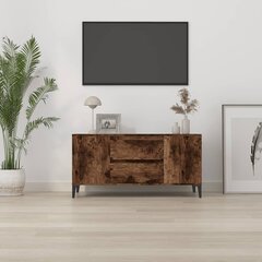 TV skapītis, ozolkoka krāsa, 102x44,5x50 cm, inženierijas koks цена и информация | Тумбы под телевизор | 220.lv