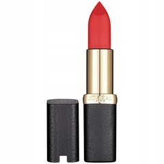 Ilgnoturīga lūpu krāsa L'Oreal Paris Color Riche Matte, 346 Scarlet silhoue, 4.8 g cena un informācija | Lūpu krāsas, balzāmi, spīdumi, vazelīns | 220.lv