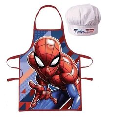 Bērnu priekšauts un cepure Spiderman cena un informācija | Virtuves dvieļi, cimdi, priekšauti | 220.lv