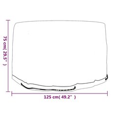 Dārza mēbeļu pārklāji , 2 gab., Ø125x75 cm cena un informācija | Mēbeļu pārvalki | 220.lv