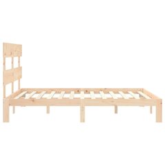 gultas rāmis ar galvgali, 5FT, King size izmērs, masīvkoks цена и информация | Кровати | 220.lv