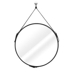 Spogulis Homede Esha, 60x60, melns cena un informācija | Spoguļi | 220.lv