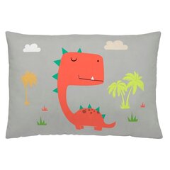 Наволочка Naturals Dino (50 x 50 cм) цена и информация | Декоративные подушки и наволочки | 220.lv