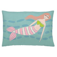 Spilvendrāna Naturals Mermaids (50 x 30 cm) cena un informācija | Dekoratīvie spilveni un spilvendrānas | 220.lv