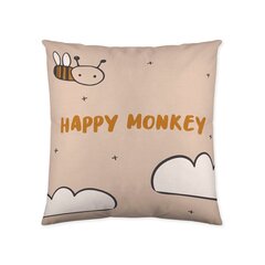 Spilvendrāna Popcorn Scarf Monkey (60 x 60 cm) cena un informācija | Dekoratīvie spilveni un spilvendrānas | 220.lv