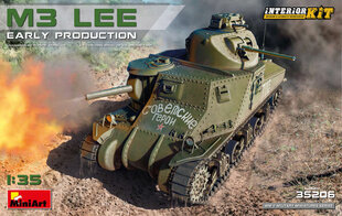 Līmējams modelis MiniArt 35206 M3 Lee Early Prod. Interior Kit 1/35 цена и информация | Склеиваемые модели | 220.lv