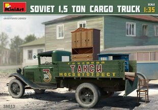 Līmējams modelis MiniArt 38013 1,5 ton Truck AA Type Polutorka 1/35 cena un informācija | Līmējamie modeļi | 220.lv