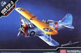 Модель для склеивания Academy 12326 USN F3F-2 VF-6 FIGHTING SIX 1/48 цена и информация | Склеиваемые модели | 220.lv