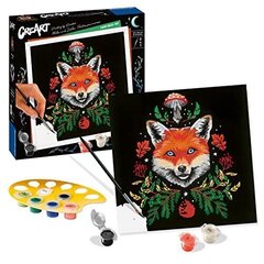 Glezna ar cipariem Ravensburger Fox, 20 x 20 cm cena un informācija | Gleznas pēc numuriem | 220.lv