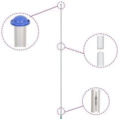 Nīderlandes karogs un masts, 6,23 m, alumīnijs цена и информация | Флаги и аксессуары | 220.lv