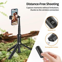 Atumtek Bluetooth Selfie Stick Tripod Extendable All-in-One цена и информация | Моноподы для селфи («Selfie sticks») | 220.lv