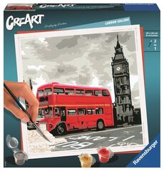 Ravensburger Polska Attēls CreArt London cena un informācija | Gleznas pēc numuriem | 220.lv