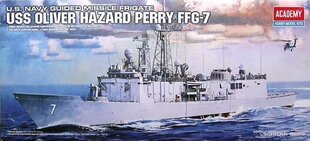 Склеиваемая модель Academy 14102 USS OLIVIER HAZARD PERRY FFG-7 1/350 цена и информация | Склеиваемые модели | 220.lv