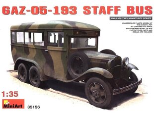 Līmējams modelis MiniArt GAZ-05-193 Staff Bus 1/35 cena un informācija | Līmējamie modeļi | 220.lv