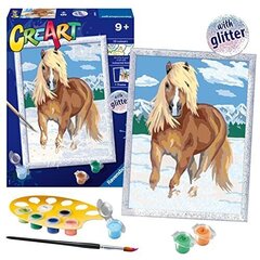 Glezna pēc cipariem Ravensburger Cure the Royal Horse, 15 krāsas cena un informācija | Gleznas pēc numuriem | 220.lv