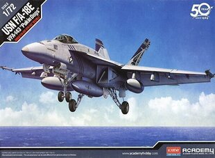 Līmējamais modelis Academy 12547 USN F/A-18E VFA-143 "PUKIN DOGS" 1/72 cena un informācija | Līmējamie modeļi | 220.lv