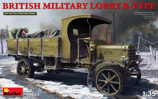 Сборная модель MiniArt - British Military Lorry B-Type, 1/35, 39003 цена и информация | Склеиваемые модели | 220.lv