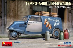 Līmējošais modelis MiniArt 38057 Tempo A400 Lieferwagen Milk Delivery Van 1/35 цена и информация | Склеиваемые модели | 220.lv