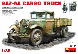 Līmējams modelis MiniArt 35124 GAZ-AA Сargo Truck 1/35 cena un informācija | Līmējamie modeļi | 220.lv