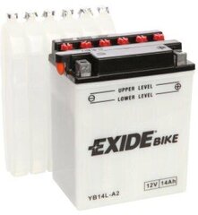 Exide moto akumulators 12V 14Ah YB14L-A2 134x89x166-+ цена и информация | Мото аккумуляторы | 220.lv