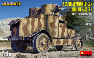 Līmējams modelis MiniArt 39021 AUSTIN ARMOURED CAR INDIAN PATTERN. BRITISH SERVICE. INTERIOR KIT 1/35 цена и информация | Склеиваемые модели | 220.lv