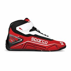 Гоночные ботильоны Sparco K-RUN Rojo/Blanco 28 цена и информация | Мотообувь | 220.lv