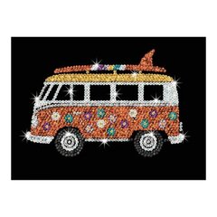 Dimantu mozaīka Sequin Art Campervan, 25 x 34 cm cena un informācija | Dimantu mozaīkas | 220.lv