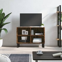 TV skapītis, ozolkoka krāsa, 69,5x30x50 cm, inženierijas koks цена и информация | Тумбы под телевизор | 220.lv